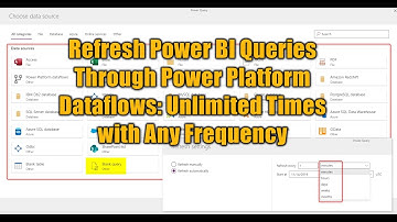 Refresh Power BI Queries Through Power Platform Dataflows   Unlimited Times with Any Frequency