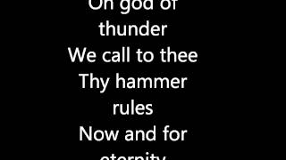Rebellion-god of thunder(w/lyrics)