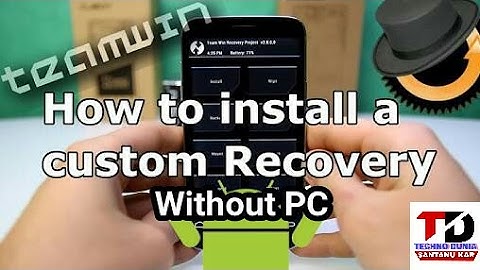 How To Install Custom Recovery in Android Mobile Universal Method Without PC or Laptop.