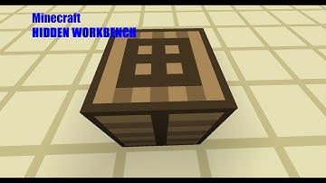 Minecraft Redstone Showcase - Hidden Workbench