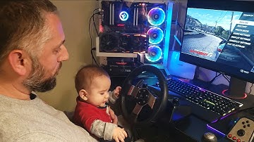 Need for speed using Logitech G27 Steering wheel. Let