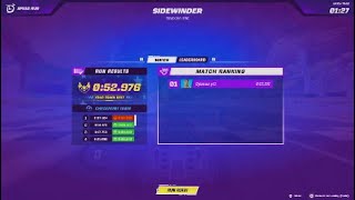 🏆WR First Sub 53 ! Sidewinder 52.976 (Speedrun) | Rocket racing