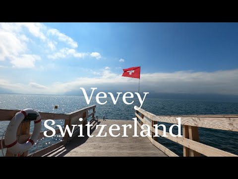 Vevey Old Town, Switzerland [4K]