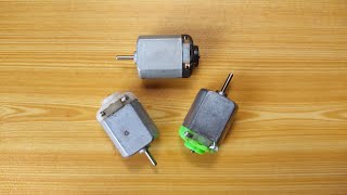 3 SIMPLE INVENTIONS WITH DC MOTOR