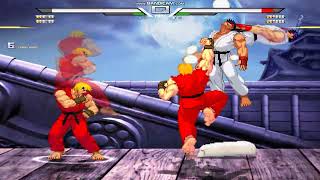 Ken CVS & Ken SF3 vs. Ryu CVS & Ryu SF3