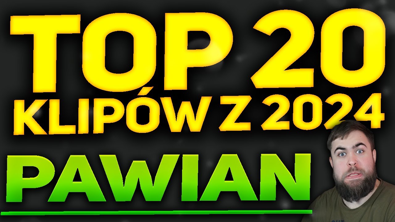 20 NAJLEPSZYCH KLIPÓW PAWIANA z 2024! - YouTube