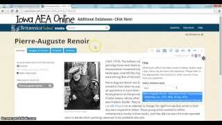 Citing Britannica Online articles