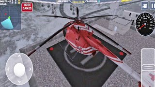 SNOW HILLS: Emergency Rescue Helicopter Driving - Helicopter Games screenshot 5