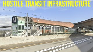 Hostile Transit Infrastructure: Harbor Freeway Metro Station screenshot 4