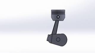 piston assembly (wrist pin at no offset )