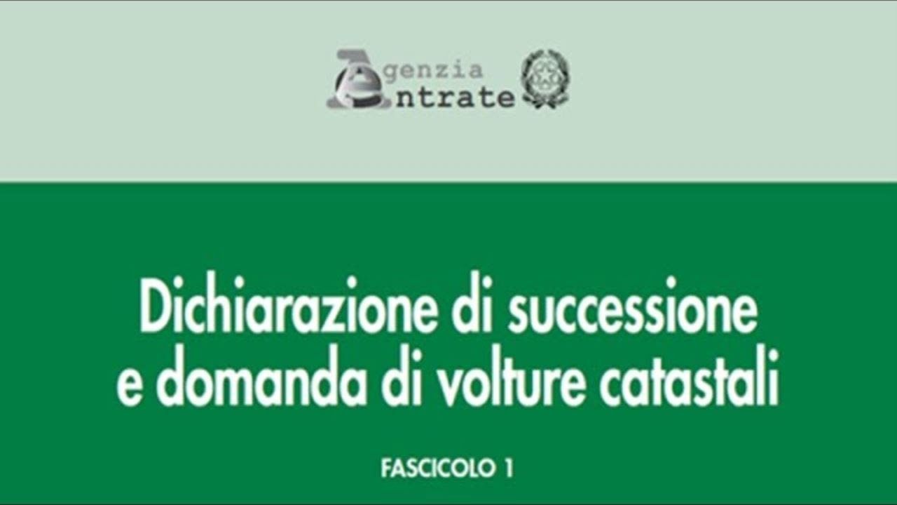 Successioni, il nuovo modello unico di dichiarazione