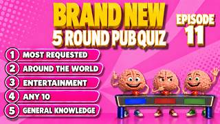 5 Round Pub Quiz - 10 Points in each - Plus a Joker Card to give you double points in any one round.