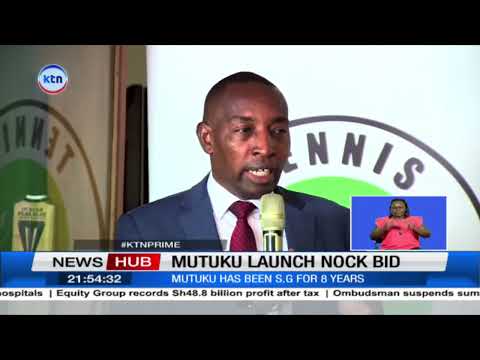 NOCK Secretary General Francis Mutuku to view for NOCK presidency