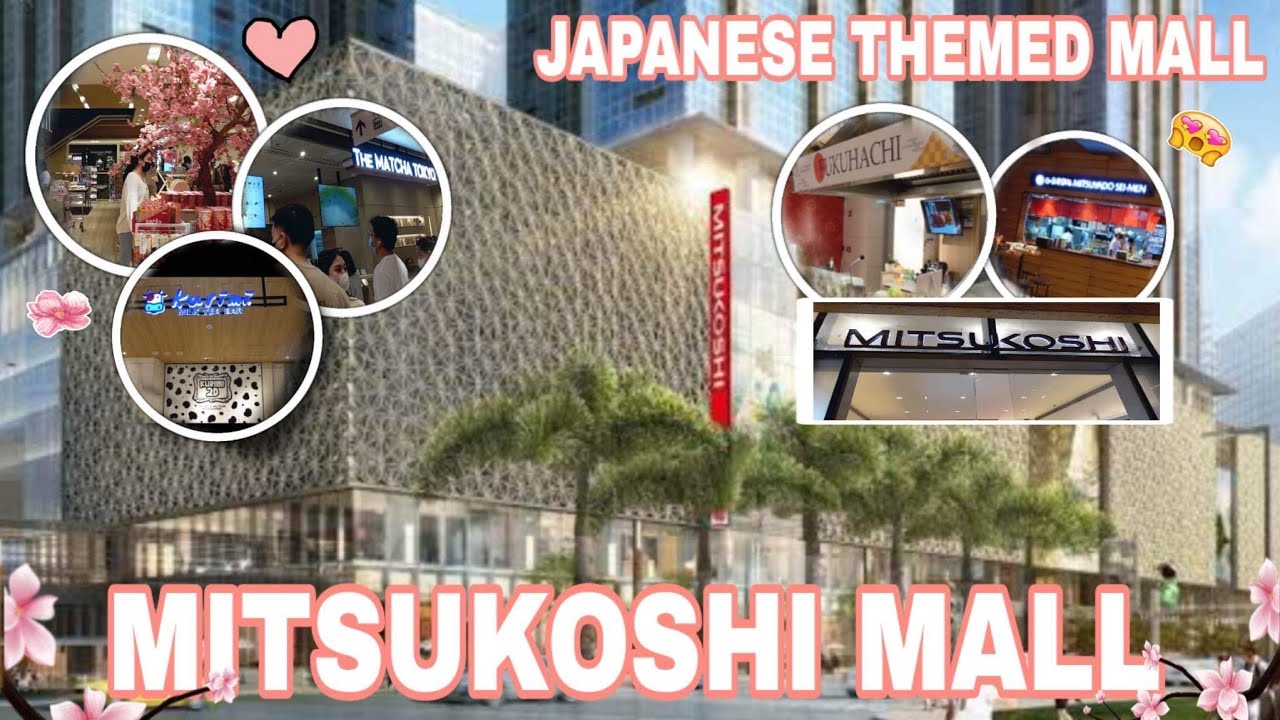 MITSUKOSHI MALL. First ever japanese themed mall here in ph. Tokyo matcha