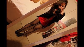 Beauty in the Mirror, All in Pantyhose & Tights