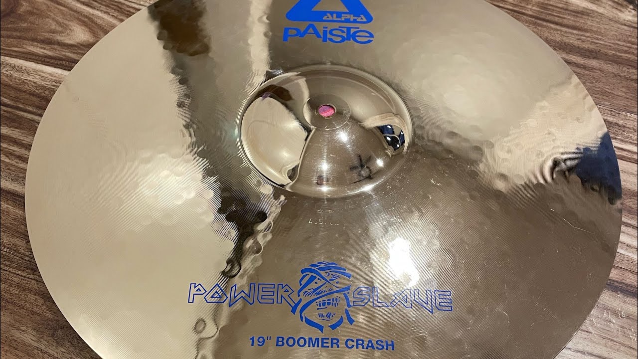 ◎レア◎PAISTE ( パイステ ) ALPHA ROCK CRASH 19” (ブラック