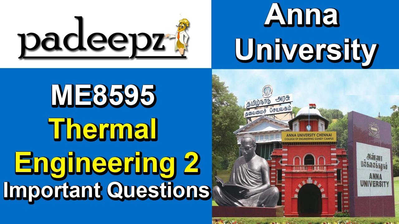 ME8595 Thermal Engineering 2 Important questions | Anna University | Padeepz