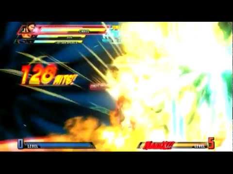 MvC3: Chris 137 hit combo
