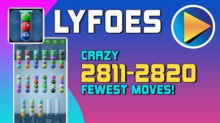 Lyfoes Crazy Levels 2811 to 2820 Walkthrough [100% Perfect!]