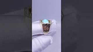 MELIKIAN Перстень Щедрого с подлинной нишапурской бирюзой #diamond #ольгамеликян #jewelry