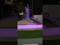 Rotonda de Catral iluminada para el 25 de noviembre
