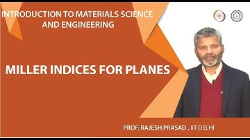Miller Indices for Planes