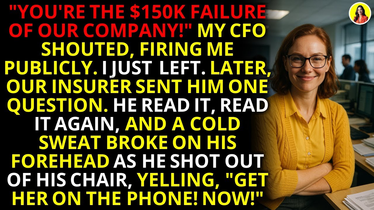 CFO Publicly Fired Me. Then His Insurer Asked One Question. 💼 | 