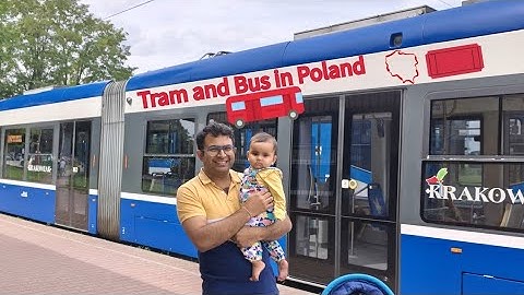 Tram and Bus in Poland | Transportation #poland #europe #krakow #transportation #tram #bus #video