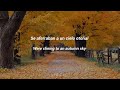Autumn Serenade Lyrics Letra Autumn Serenade Lyrics Letra