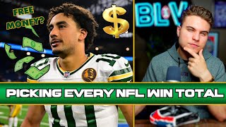 Picking EVERY OVER/UNDER for 2024 NFL Win Totals