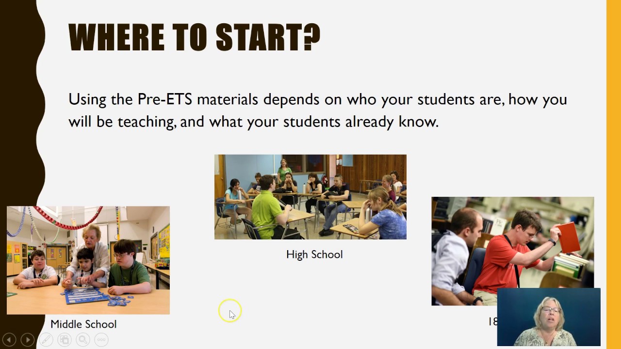 Pre-ETS Solution in the Classroom