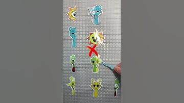 Brain test with Sprunki flipping card on clay #sprunki