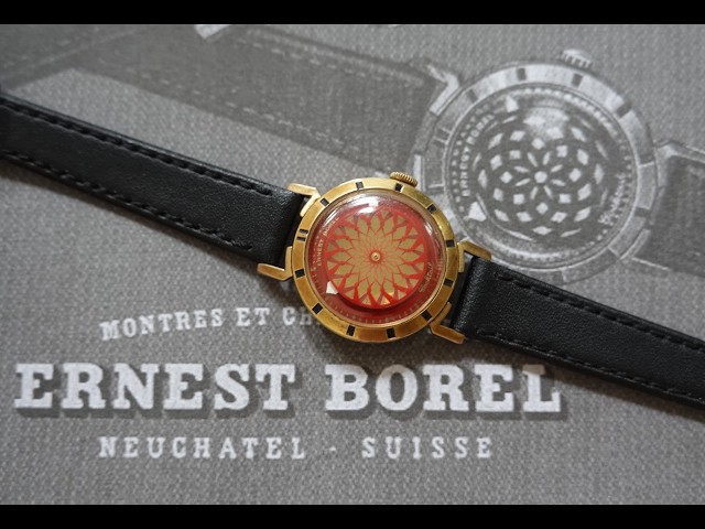 c1956 Ladies Ernest Borel Cocktail kaleidoscope vintage watch with