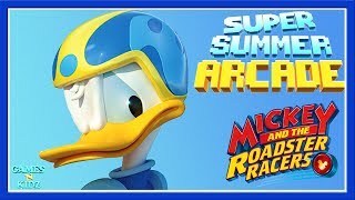 Mickey & The Roadster Racers - Mickey Racing Super Summer Arcade Donald - Disney Junior Kids Game