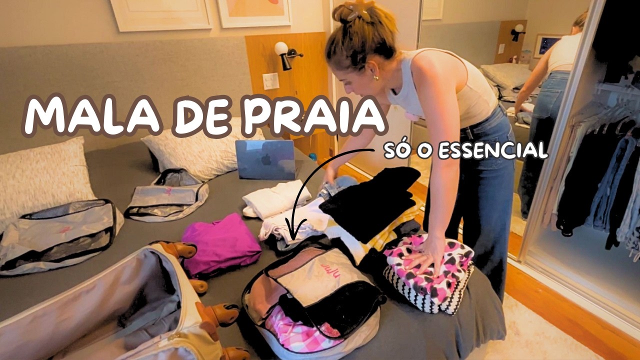 MALA PARA A PRAIA - Como eu me organizo e itens essenciais - CARAÍVA - 7 DIAS DE VIAGEM