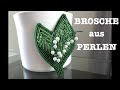 Brosche Maiglöcjchen. DIY. Brosche aus Perlen selber machen