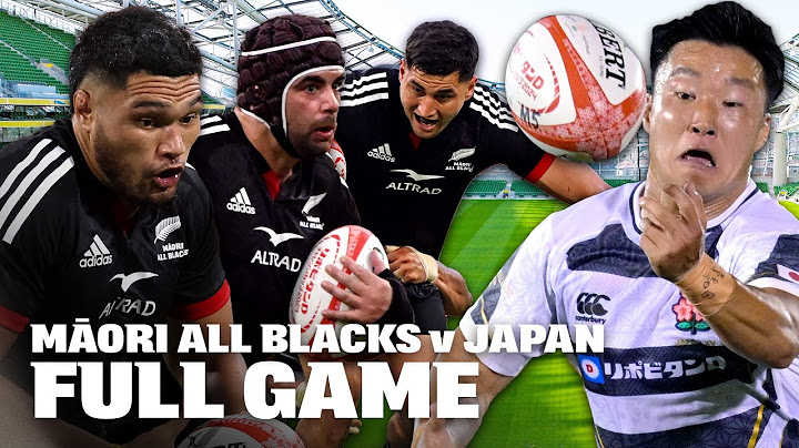 Māori All Blacks v Japan XV 2024 FULL GAME