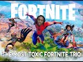 Yourrage kai cenat and brucedropemoff are the worst fortnite trio it got toxic part 2