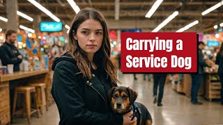 SHOCKING Service Dog Myths EXPOSED: Carrying Service Dogs and More!