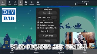Setting up Presets and Timers in WLED