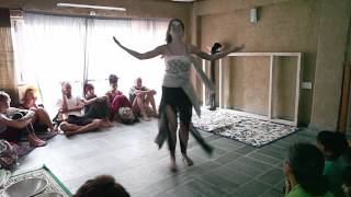 Under The Track Of The Moon. Chandra Shade A Performance By Raissa Scarton