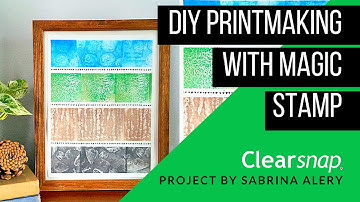 Printmaking with Magic Stamp