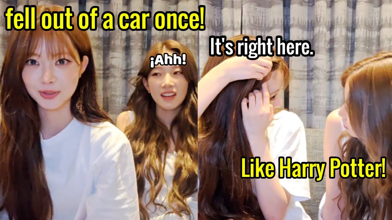 Eunchae shares her forehead scar story!