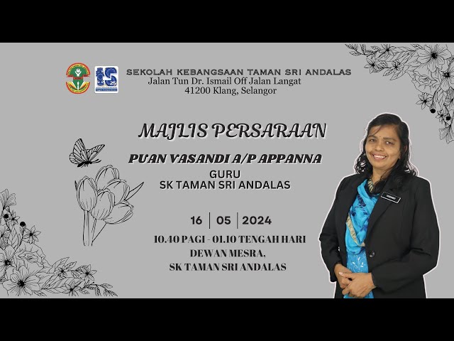 SKeTSA TV | MAJLIS PERSARAAN PUAN VASANDI | 16 MEI 2024 class=