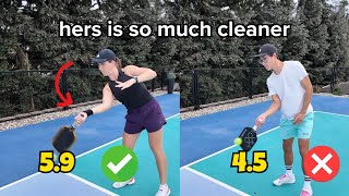 Her Forehand Speed Up is CLEAN