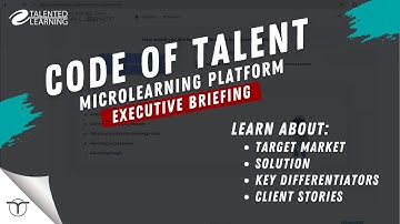 Code of Talent AI Microlearning Platform - 2024 Executive Briefing