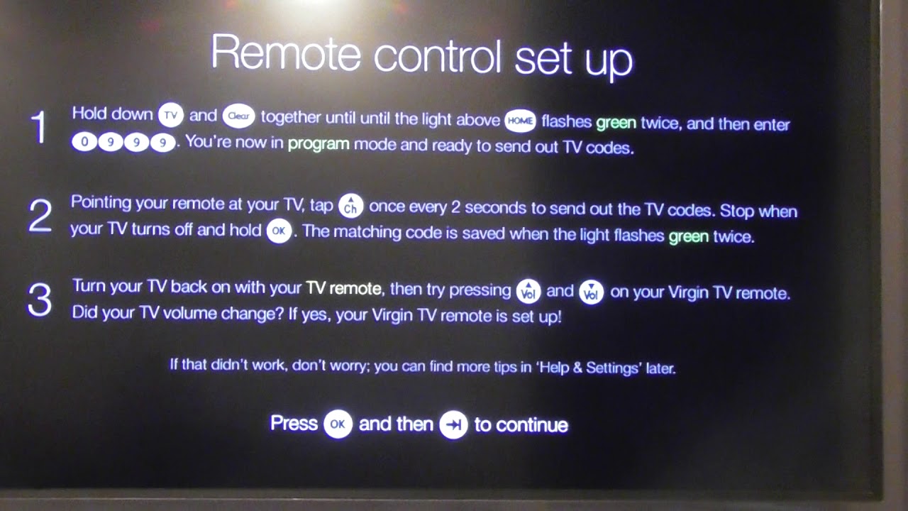 good Virgin Media V6 set top box setup doesnt all work 11sep17 YouTube