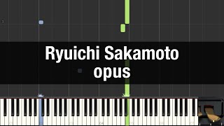 Download Lagu Ryuichi Sakamoto - opus (piano tutorial) MP3