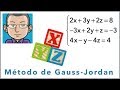 Método de Gauss Jordan (3x3)