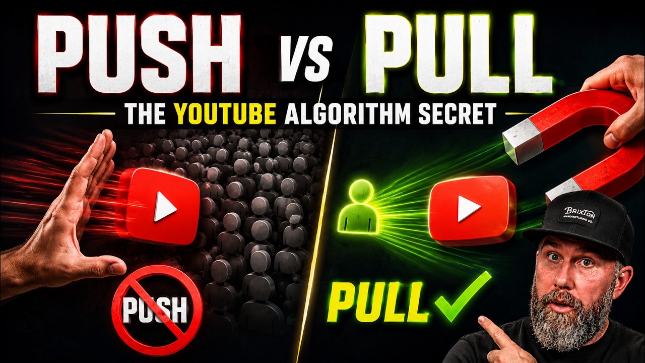 YouTube Doesn't Push Videos. It Pulls Them. Here's the Difference.